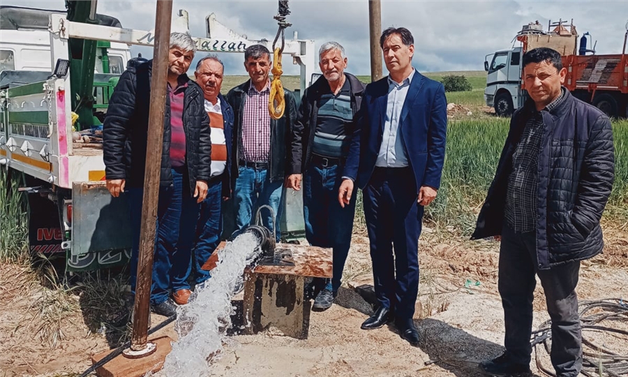 Kasabamıza hayırlı olsun. Bugün itibari ile suyumuzu depolara vermiş bulunuyoruz.